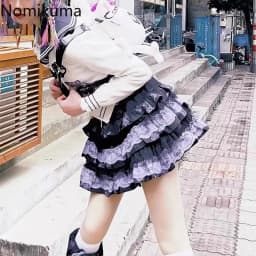 2025 Faldas Mujer De Moda Sweet Y2k Skirts Women Japanese Jupe A-line Cute Saia Summer Fashion Patchwork Lace Mini Skirt 27z052