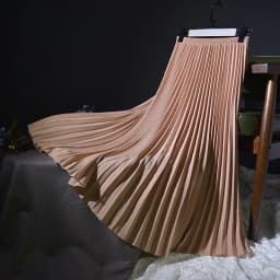 Vintage Pleated Midi Long Skirt For Women Korean Fashion Casual High Waist Chiffon Skirts Jupe Faldas 18 Color Spring Autumn