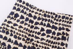 Geometric Print Wrap Skirt Women Vintage Knotted Sarong Mini Skirt with Beaded Tassel High Waist Boho Faldas Mujer
