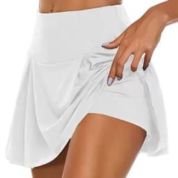Tennis Skirt with Built-in Shorts Women Summer Mini Skirt Stretch Flowy Golf Skirt Teengirl Balletcore Gym Sporty Outfit