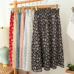 Woman Skirt 2025 Summer New Korean Ins Fashion Temperament Gentle Vintage Floral Slim Versatile High Waist Female Skirt