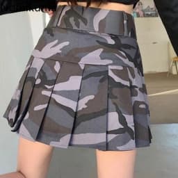 Streetwear Camouflage Women Skirt Summer Jupe Fashion Casual Summer Saia 2025 Faldas Mujer De Moda High Waist Pleated Y2k Skirts