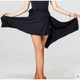 Latin Dance Apron Triangle Towel One-piece Adult Skirt Women Lace-up New Cha-cha Skirt Covering Hip ,Running Climbing Clothing