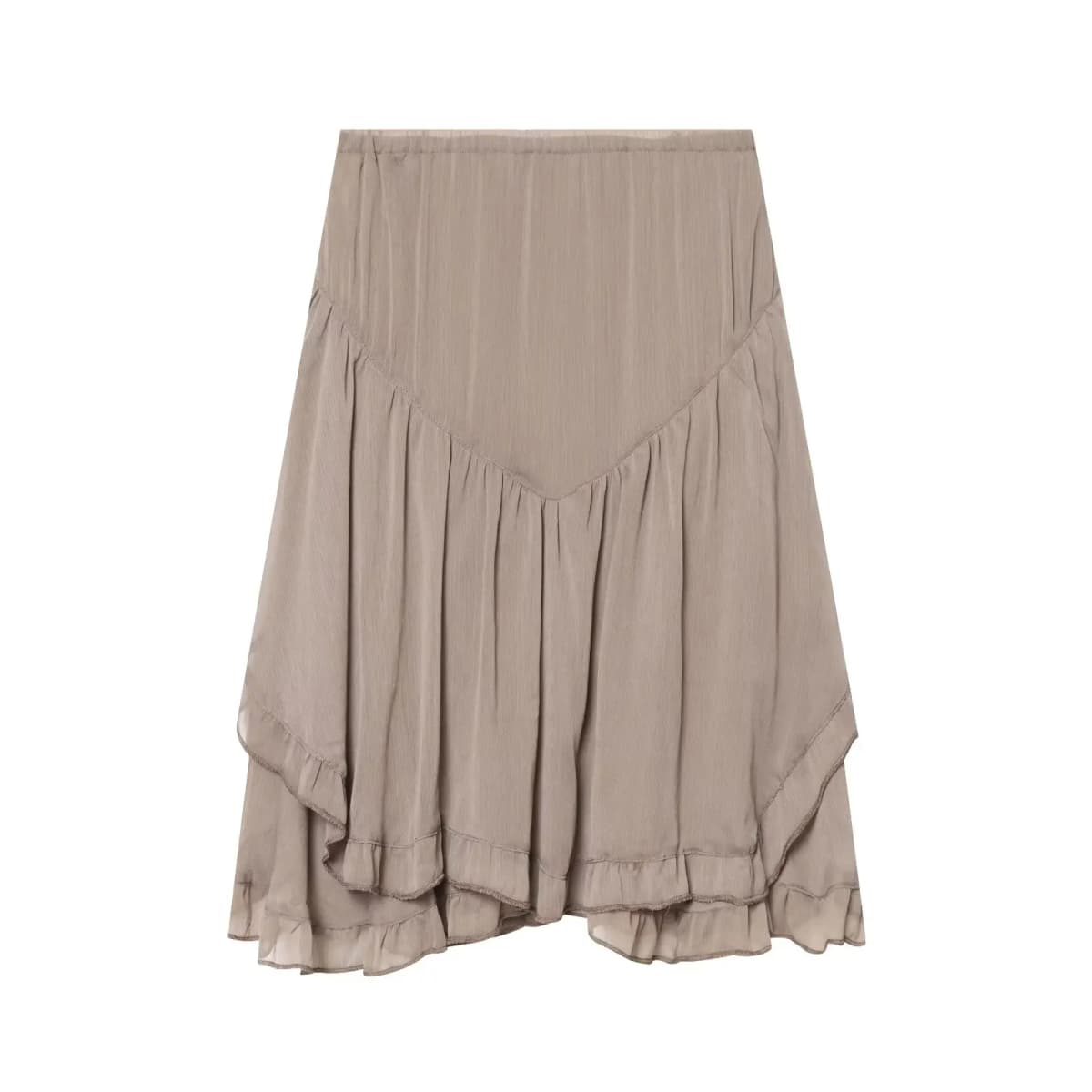 Irregular Ruffles Cake Skirt Pleated Cake Womens Skirt High Waist Faldas Mujer Japan Style Eleganr Skirts Spring Summer Brand