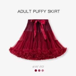 Women's Fluffy Tulle Tutu Skirt Ballerina Pettiskirt for Girls Ballet Puffy Skirt Under Wedding Dress PP001 Hot Selling