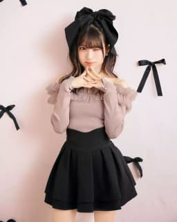 Japanese Skirts Mine Series Mass-produced Sweet Ruffle Pleated Plaid Skirt Women High Waist Slim Student Girl Skirt Culottes