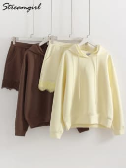 Streamgirl Lace Mini Skirts Women Elegant Brown A Line Skirt With Pockets Stretch Waist Short Yellow Skirt Mini Lace For Women