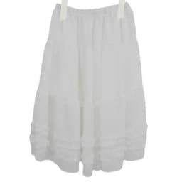 Summer New Pure Color High-End Gauze Skirt Half-length See-through Bordered Mushroom Lace Japanese Style Women's Inner Wear