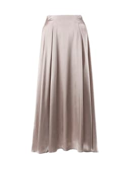 Bornladies Elegant Satin Loose Women Skirt 2025 High Waist Maxi Skirts Streetwear Classic Long Skirt Fashion Female Black Skirt