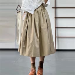 Limiguyue Vitnage A-line Midi Skirt Women Summer Literary Retro Cotton Skirt All Match Versatile Elastic Waist Loose Skirts E613