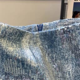 skirts for women Sequin denim bag hip skirt Summer new Korean version of high waist slim retro niche design Joker skirt.
