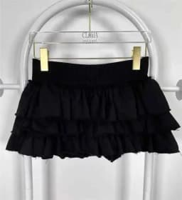 Sweet And Spicy Ballet F-length Skirt With Elastic Waist And Lace Hem Flared Cake-aped Ort Skirt For Young Women 8PO5