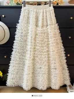 Anti-Aging Tulle Skirt Fashionable Women's Sweet Heavy-Layered Cake Skirt Fluffy Skirt Super Fairy Princess Skirt Semi-Long S...