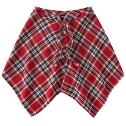 Fashion Tassel Hip Hop Irregular Men and Women Fake Shirt Hem Spring Autumn False Shirt Skirt Half-body Plaid Skirts Womens Saia