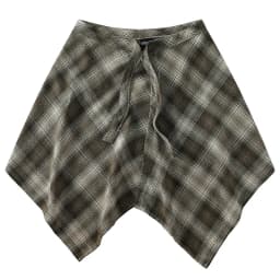 Fashion Tassel Hip Hop Irregular Men and Women Fake Shirt Hem Spring Autumn False Shirt Skirt Half-body Plaid Skirts Womens Saia