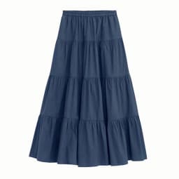2026 Spring Autumn Women Ruffle Skirt Fashion Summer Cotton Linen Skirts Long Maxi Party Skirts Red Purple Pink M-5XL 6XL 7XL