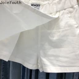 White Skirt Women High Waist Cotton Summer Jupe 2025 Faldas Mujer De Moda Fashion Casual Bodycon Mini Y2k Skirts Korean Saia