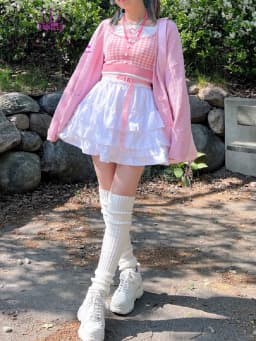 Mikumn 8 Color Punk Girls Plaid Skirts Harajuku Y2k Kawaii Women Skirts Japanese Gothic Lolita High Waist Pleated Cake Skirts