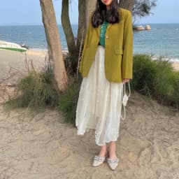 Elegant Pearl Mesh Midi Skirt Women Fashion Beading Patchwork Skirts Skirts Summer Streetwear Korean Casual Design A Line Faldas