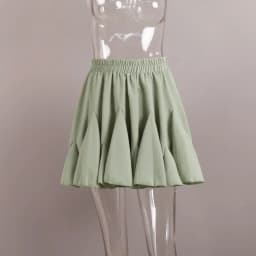 Tuularose Summer Ruffle Short Skirt Women 2025 Summer New Y2k Pleated Patchwork Skirt Casual Streetwear Office Lady Female Skirt