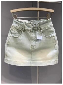 High Waist Slimming Denim Skirt Women's Loose Versatile Casual f-length Bodycon Skirt Summer 2025 Korean Sle