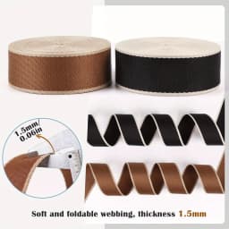 5 Yards Striped Webbing Nylon Webbing 1.5 inch Webbing Belt Nylon Strap Purse Webbing Straps Ribbon