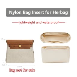 Nylon Bag Organizer Insert For Mini Herbag,Waterproof Bag Insert Bag Storage Bag Support,Bag Inner Bag Replacement Accessories