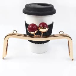 1/2/3Pcs 20cm Metal Bag Handle Retro Pearl Kiss Clasp Lock Buckle Purse Frame DIY Sewing Handbag Brackets Hardware Accessories