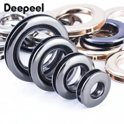 5/10Pcs 10-25mm Metal Eyelet Screw Buckle O Ring Grommet Clasp Bag Eyelets Dog Chain Hook DIY Leather Craft Accessories