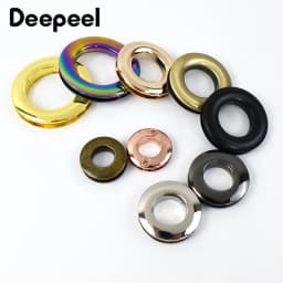 5/10Pcs 10-25mm Metal Eyelet Screw Buckle O Ring Grommet Clasp Bag Eyelets Dog Chain Hook DIY Leather Craft Accessories