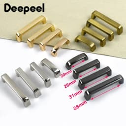 4/10Pcs Deepeel 13-38mm Metal Buckles Handbag Arch Bridge Side Connector Clasps with Screw Leather Crafts Hardware Accessories