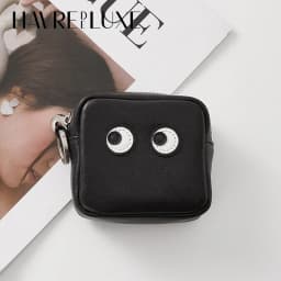 Cute Genuine Leather Headphone Bag Charm For Airpods Portable Data Cable Lipstick Key Storage Coin Purse Bag Accessories