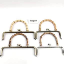 1/2/5Pcs Deepeel 20/25cm Metal Purse Frame Handle Bags Kiss Clasp Sew Kit DIY Bag Framework Handbag Sewing Brackets Accessories