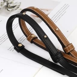 Adjustable Fashion Knitted Bag Strap Cow Leather Shoulder Bag Shoulder Straps Simple Crossbody Bag Shoulder Strap Bag Accessory