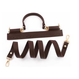 1Set High Quality Leather Bag Strap Handmade Handle Woven Bags Handbag With Hardware Accessories for DIY Shoulder Handbag Belt