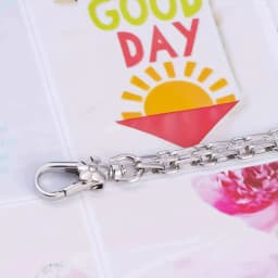 5pcs Handbags Clasps Handle Flower Lobster Metal Clasps Swivel Trigger Clips Snap Hooks Bag Key Rings Keychains Bag Accessories