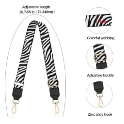 Nylon/Cotton Bag Strap Women Colored Straps for Crossbody Messenger Shoulder Bag Accessories Adjustable Belts Handbag Straps