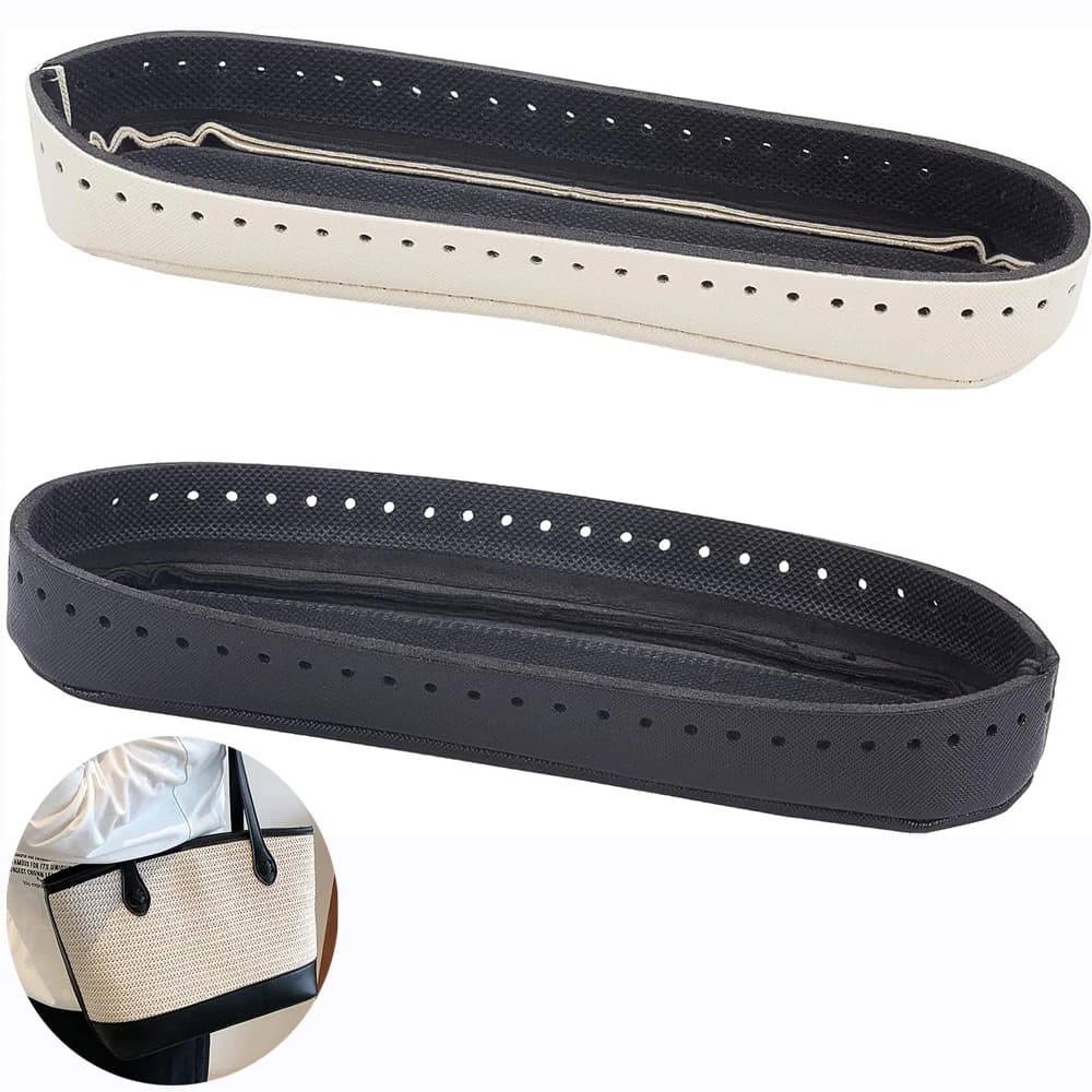 32x12cm Leather Bag Bottom Knitting Crochet Bag Cushion Base Shaper Pad for DIY Weaving Tote Bags Handbag Purse Accessories