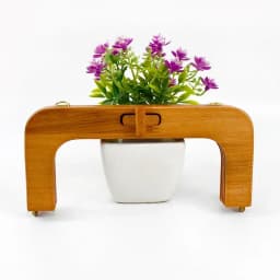 20*9cm Deepeel Bags Wooden Handle Turn Twist Lock Purse Frame Women's Hangbags Wallet Closure Clip Sewing Bracket Accessories