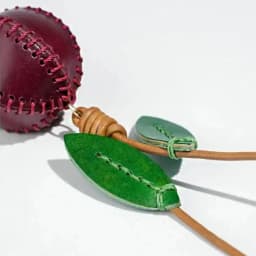 Genuine Leather Pomegranate Fruit Pendant Creative Handmade Fashion Delicate Handbag Ornament Cute Personalized Bag Accessories