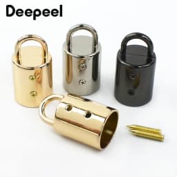 5-30Pcs Deepeel 11/14mm Metal Cord Lock Buckles Rope Stopper Handbag Strap Tassel Clasp Hook Hanger Leather Hardware Accessories