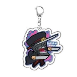 Anime Keychain Chainsaw Man Pochita Makima Cartoon Acrylic Bag Keyring Pendant Accessory