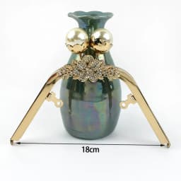 Gold Bags Kiss Clasp Lock Purse Frame Metal Retro Square Bag Handles Sewing Brackets Handbag Frames Handle DIY Accessories