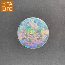 Italife Glitter Badge Holder Ita Bag Accessories Protector Case Laser Anime Tin Badge Cover Itabag Decoration Pin sleeve H318