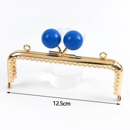 1-5Pcs 12.5cm Purse Frame Bag Kiss Clasp Lock Bags Resin Beads Ball Clutch Frames for Making DIY Handle Sewing Craft 18 Colors