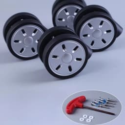 Suitcase Accessories Suitable for Rimowa Luggage Wheels Replacememt Travel Suitcases Repair Casters Universal Smooth-rolling