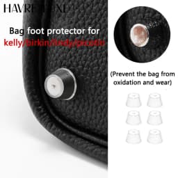 Bottom nail protective for Birkin Picotin Kelly Lindy transparent foot nail anti-wear cover anti-oxidation bag accessories