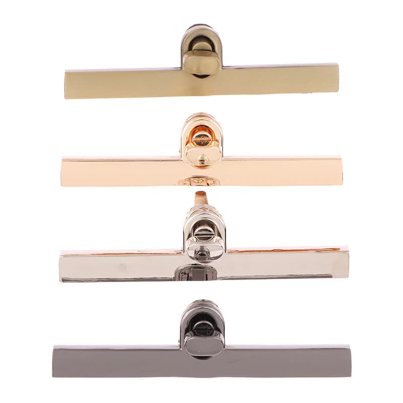 1Pcs Vintage Bag Metal Clasp Turn Locks For DIY Handbag Leather Craft Bag Purse Hardware Twist Button Elegant Bag Accessories