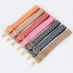 Colorful Bag Strap Women Shoulder Crossbody Bag Belt Adjustable Wide Strap Bag Part Accessories Female Messenger Bag Strap 130cm