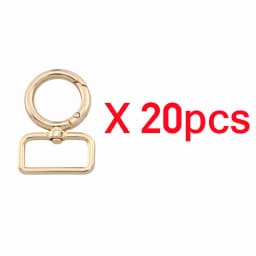 5-20pcs 13-38mm Metal Bags Strap Buckle Swivel Lobster Clasp Pet Collar Carabiner Bag Straps Keychain Snap Hook Accessories